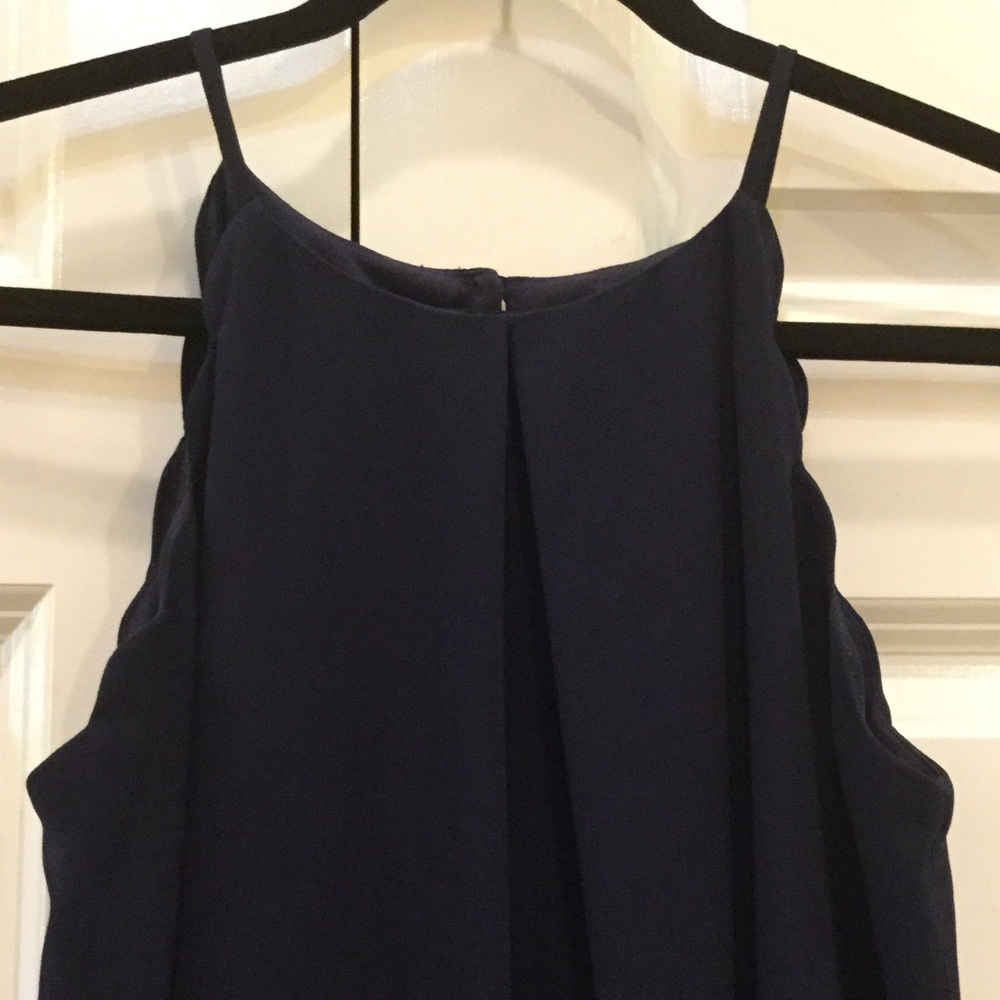 Junior’s I.N. San Francisco Scalloped Shift Dress - Picture 2 of 6